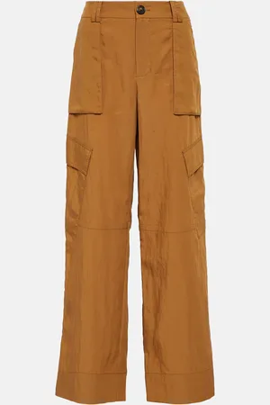 Vince Mid-rise wide cargo pants