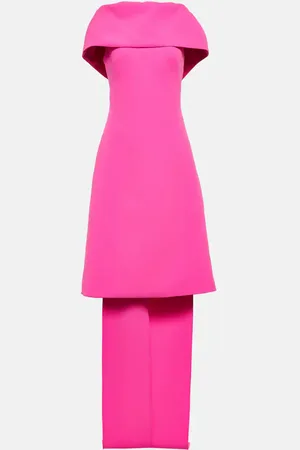 Safiyaa Sofieanne crÃªpe midi dress