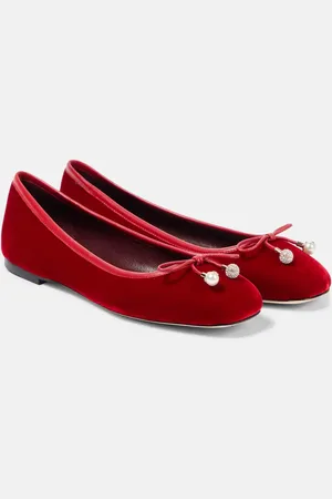Jimmy Choo Elme velvet ballet flats