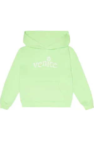 ERL Printed cotton-blend jersey hoodie
