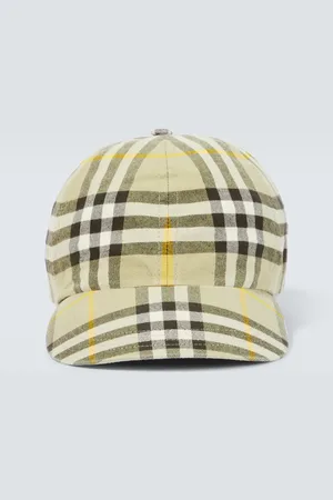 Burberry Check cotton baseball cap