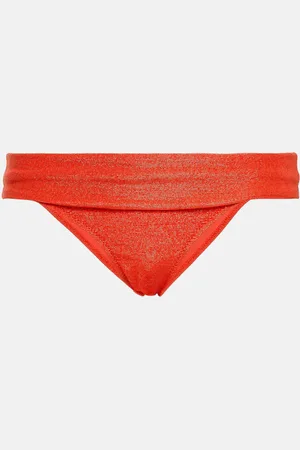 Heidi Klein Morocco metallic mid-rise bikini bottoms