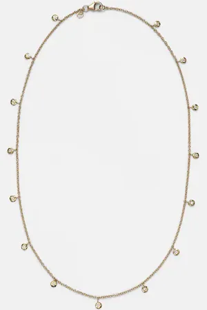 Octavia Elizabeth Micro Nesting Gem 18kt necklace with diamonds