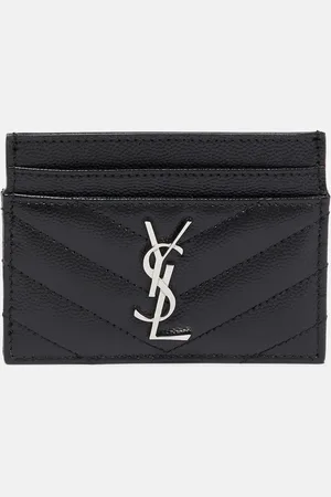 Saint Laurent Cassandre leather card holder