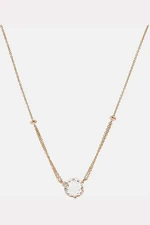 BUCHERER FINE JEWELLERY 18kt rose gold necklace with morganite and diamonds