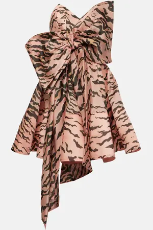 ZIMMERMANN Matchmaker bow-detail silk minidress