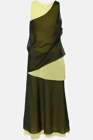 JACQUES WEI Printed midi dress