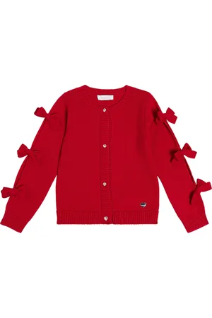 MONNALISA Bow-detail cardigan
