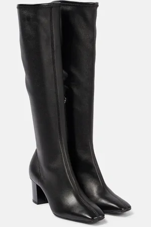 Max Mara Stretchy leather knee-high boots
