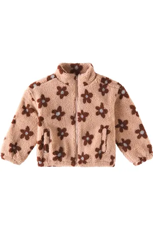 Rylee + Cru Coco floral fleece jacket