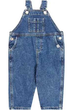 Liewood Baby Mingo cotton denim overalls