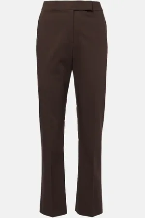 Max Mara Okra cotton cropped pants