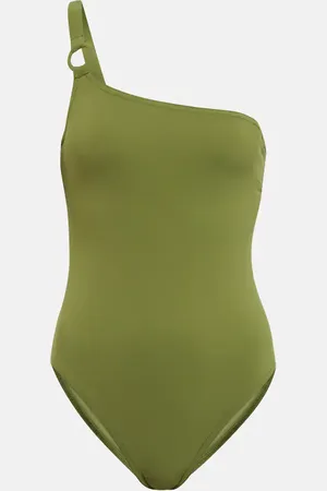 Karla Colletto Morgan one-shoulder swimsuit
