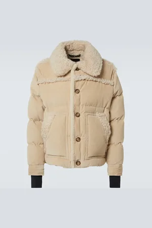 Moncler Couloir cotton corduroy down jacket