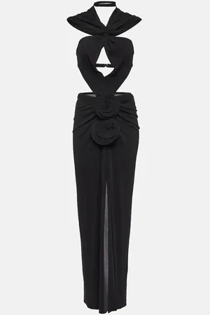 MAGDA BUTRYM Hooded cutout midi dress