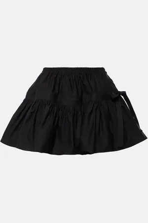 Alaïa Deesser bow-detail miniskirt