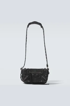 Balenciaga Le Cagole XS denim shoulder bag