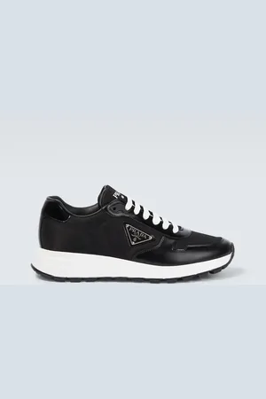 Prada Re-Nylon and leather sneakers