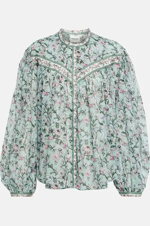 Marant Etoile Salika printed cotton blouse