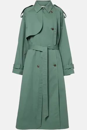 The Row Domeka oversized cotton twill trench coat
