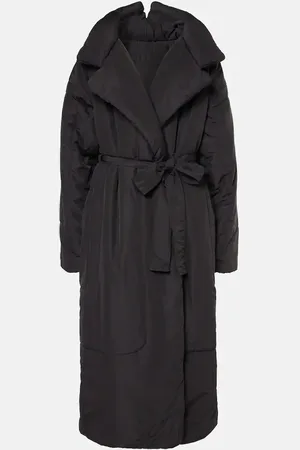 Norma Kamali Sleeping Bag habotai wrap coat