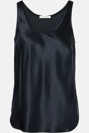Dorothee Schumacher Sense Of Shine silk tank top