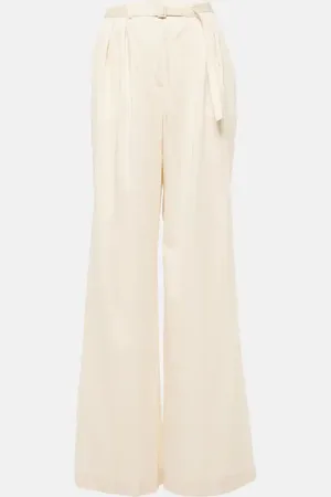 Joseph Tunis high-rise cotton wide-leg pants