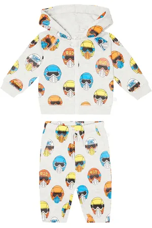 Stella McCartney Baby cotton hoodie and sweatpants set