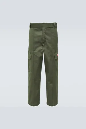Kenzo Mid-rise cotton cargo pants