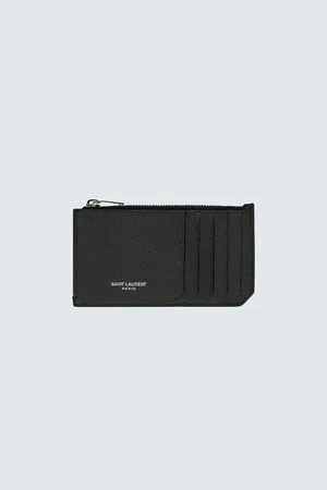 Saint Laurent Leather ID card case