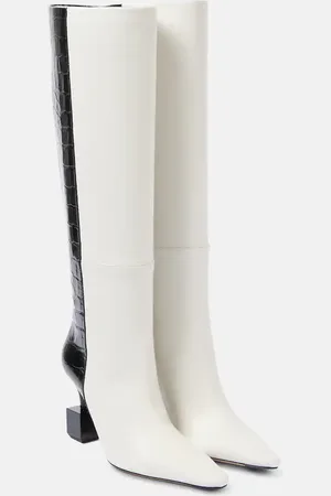 Jacquemus Les Bottes Bisou leather knee-high boots