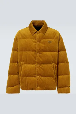 Prada Cotton corduroy puffer jacket