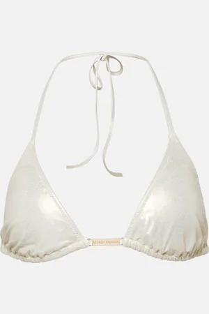 Melissa Odabash Andorra triangle metallic bikini top