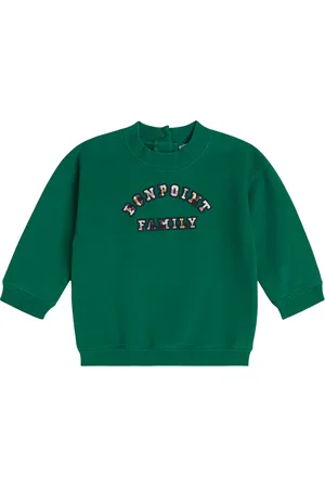 BONPOINT Baby logo cotton jersey sweatshirt