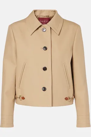 Gucci Horsebit cotton drill jacket