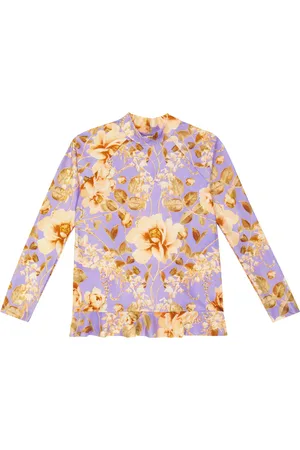 ZIMMERMANN Rosa floral rashguard