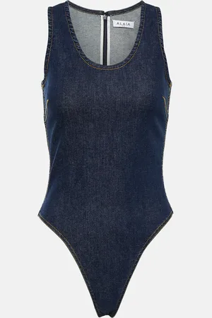 Alaïa Cotton-blend bodysuit