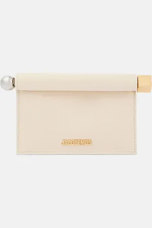 Jacquemus La Petite Pochette Rond CarrÃ© leather clutch
