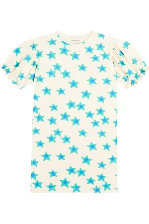 Tiny Cottons Printed cotton-blend jersey dress