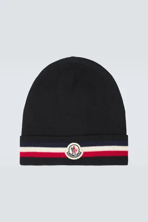 Moncler Logo wool beanie