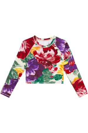 Molo Oda floral jersey top