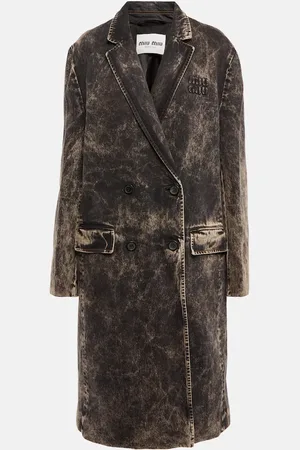 Miu Miu Bleached denim coat