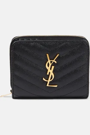 Saint Laurent Cassandre matelassÃ© leather wallet