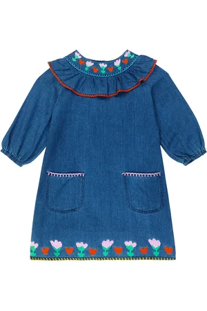 Stella McCartney Embroidered denim dress