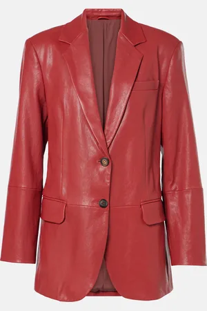 Brunello Cucinelli Leather Blazer