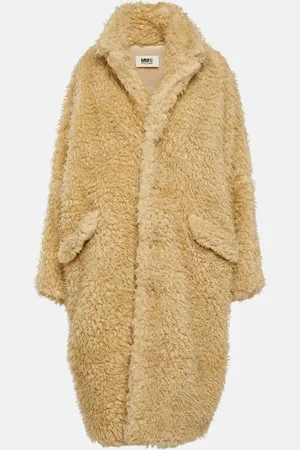 Maison Margiela Oversized faux fur coat