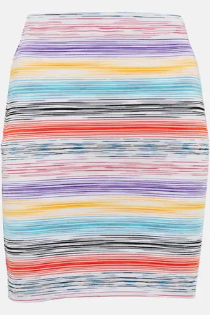 Missoni Striped knit miniskirt