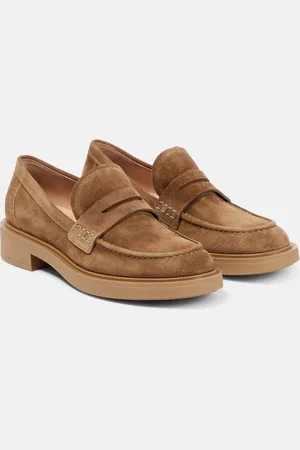 Gianvito Rossi Harris suede loafers