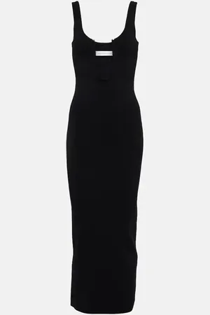 CHRISTOPHER ESBER Cutout ribbed-knit midi dress
