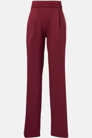 DRIES VAN NOTEN High-rise cotton-blend wide-leg pants